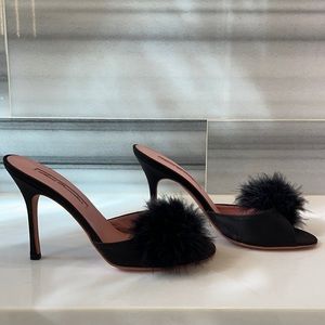 Agent Provacateur Pom Pom Slides -Never Worn
